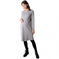 Платье , размер 46 (M), серый Мамуля Красотуля