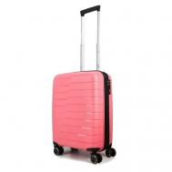 Умный чемодан  Shift, 55 л, размер S, красный, розовый Impreza