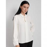 Блуза  , повседневный стиль, длинный рукав, размер XL, бежевый ZOLLA