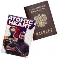 Обложка , экокожа, отделение для карт, отделение для паспорта, мультиколор zeKeks