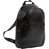 Рюкзак , натуральная кожа, внутренний карман, черный Unvers leather Istanbul