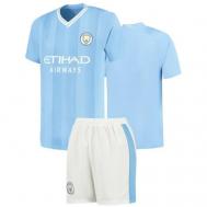 Форма  футбольная, футболка и шорты, размер 54, голубой Sports