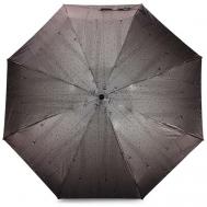 Зонт , механика, 4 сложения, купол 86 см., 8 спиц, чехол в комплекте, для женщин, коричневый LeKiKO