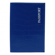 Обложка для паспорта , синий Fostenborn