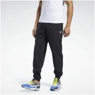 брюки для фитнеса  TE WVN C LINED PANT, подкладка, размер M, черный Reebok