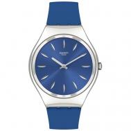 Наручные часы , синий, серебряный Swatch