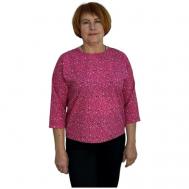 Блуза , размер 48, розовый FRIZZANTE
