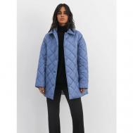 куртка   демисезонная, средней длины, карманы, размер M, голубой GATE31