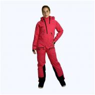 Комбинезон  для сноубординга, зимний, карманы, капюшон, мембранный, утепленный, размер M, розовый Snow Headquarter