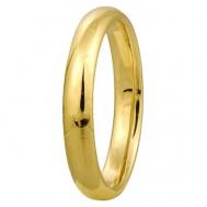 Кольцо обручальное , желтое золото, 585 проба, размер 19, Желтый Юверос
