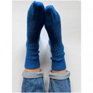 Женские носки , размер 39-41, синий My Woolens