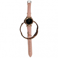 Наручные часы Комплект кварцевых часов с браслетом, розовый нет