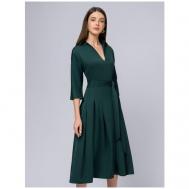 Платье , повседневное, миди, размер 46, зеленый 1001dress