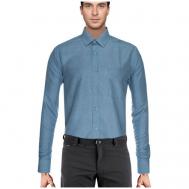 Рубашка , размер 54/XL/170-178, голубой Imperator