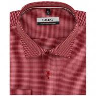 Рубашка , размер 174-184/39, красный Greg