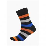 Мужские носки , 1 пара, размер 38;39;40, синий, оранжевый Comandor