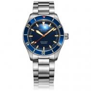 Наручные часы Sea star V2 blue dial blue ceramic bezel, синий Aquatico