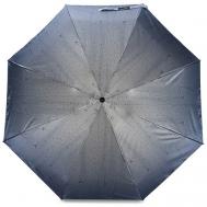 Зонт , механика, 4 сложения, купол 86 см., 8 спиц, чехол в комплекте, для женщин, серый LeKiKO