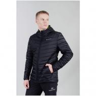 Куртка , силуэт прямой, съемный капюшон, карманы, водонепроницаемая, ветрозащитная, утепленная, размер 54/2XL, черный NORDSKI