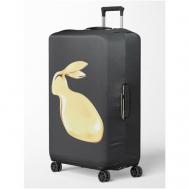 Чехол для чемодана , размер S, золотой, черный CVT
