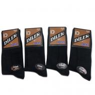 Мужские носки , 6 пар, классические, размер 39-42, черный DILEK Socks