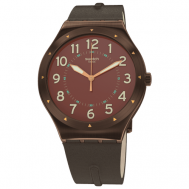 Наручные часы  COPPER TIME YWC100, коричневый Swatch