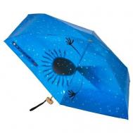 Мини-зонт , механика, 5 сложений, купол 94 см, 6 спиц, для женщин, голубой RainLab