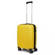 Умный чемодан  Shift, 55 л, размер S, желтый Impreza