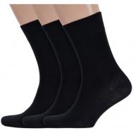 Мужские носки , 3 пары, размер 25 (40-41), черный Брестский чулочный комбинат