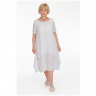 Платье , размер 52, белый Victdlear Collection