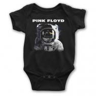 Боди детское  Pink Floyd / Космонавт Для новорожденных Для малышей Черное 2-4 мес. Wild Child