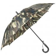 Зонт-трость , полуавтомат, купол 80 см., коричневый Meddo