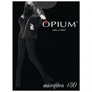 Колготки   Microfibra, 150 den, размер 2, серый Opium