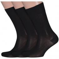 Мужские носки , 3 пары, размер 25 (39-40), черный LORENZLINE