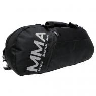 Сумка спортивная сумка-рюкзак , 37 л, 25х25х53 см, черный STAR FIGHT
