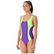 Купальник  для плавания , размер 40, зеленый, фиолетовый ONLITOP