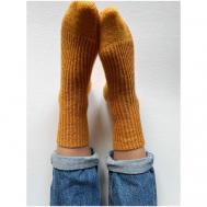 Женские носки , размер 36-38, желтый My Woolens
