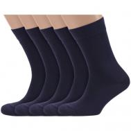Мужские носки , 5 пар, размер 25 (39-40), синий LORENZLINE