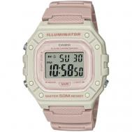 Наручные часы  Collection Collection W-218HC-4A2, розовый, мультиколор Casio