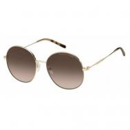 Солнцезащитные очки , овальные, оправа: металл, с защитой от УФ, для женщин, золотой Marc Jacobs