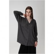 Блуза  , размер 42, серый Chapurin