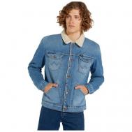 Джинсовая куртка , размер S, синий Wrangler