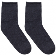 Мужские носки , 1 пара, классические, размер 27, серый RusExpress