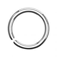 Пирсинг , кольцо, в нос, в губу, нержавеющая сталь, размер 7 мм. Pirsa