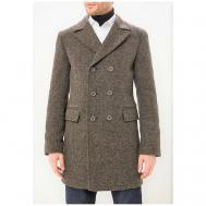 Пальто , размер 56/182, коричневый BERKYTT