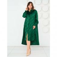 Платье , размер 52, хаки, зеленый MAXROSES