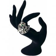 Кольцо , бижутерный сплав, подарочная упаковка, размер 17, серебряный Florento