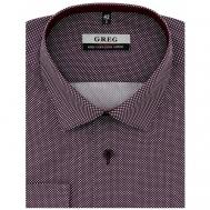 Рубашка , размер 164-172/43, бордовый Greg