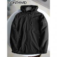 Куртка , размер XL, черный GONTHWID