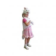 Карнавальный костюм "кошка"( шапочка-кошка, жилетка, рукавички ) (МЕХ) РОСТ 110-116 В471, С471 Весна